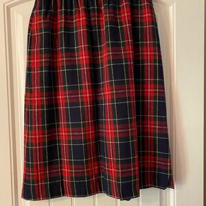 Vintage plaid skirt